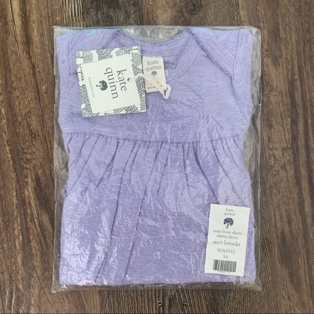 Kate Quinn Mini Bow Sweet Lavender Dress
